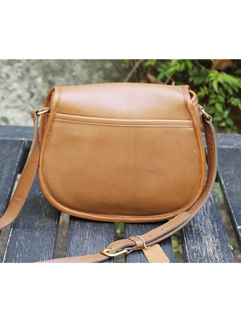 Coach Vintage - Riding Bag (Saddle Bag) 9851 in color Putty, USA Pre-1994 - Picture 2 of 15